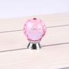 Pink Crystal Glass Diamond Cabinet Knobs Cupboard Drawer Pull Handles