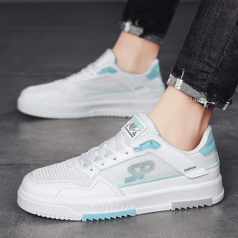 Модная парусиновая обувь мужская 2024 весна новая мужская сетчатая парусиновая обувь — фото 3