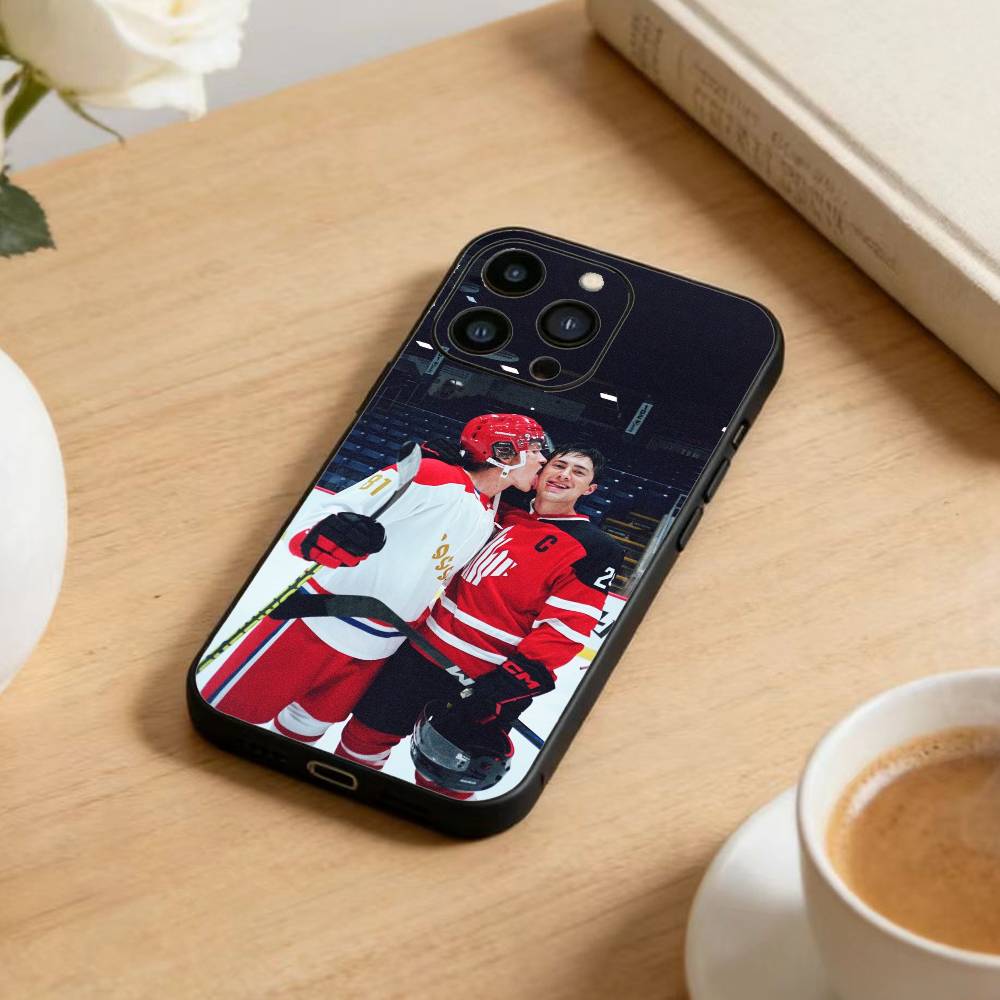 Heated Rivalry  Phone Case For iPhone17,16,15,14,13,12 Plus,Max Soft Silicone Black Cover