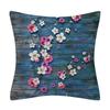 Vintage oil painting style plant print pattern home living room sofa bedroom decoration throw pillow pillowcase