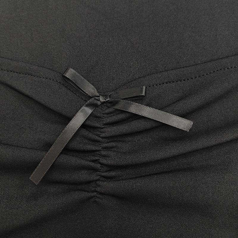 Trendy Women's New Spring and Autumn Sexy Long-sleeved Strapless Slim A-line Short Dress