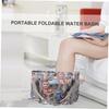 SKISUNO 1-Piece Portable Folding Water Basin, Foldable Features: Camping, Foldable Bucket, Outdoor Folding Water Basin, Portable Foot Bathtub