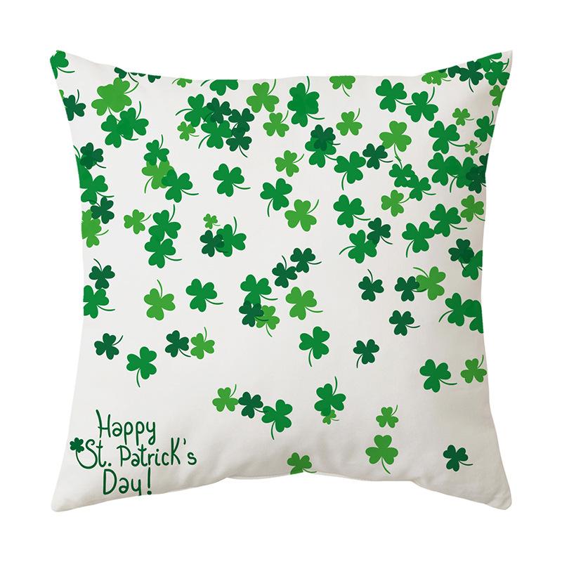 Cushion Pillow Cover Printed Cushion Cover St. Patrick's Day Gift