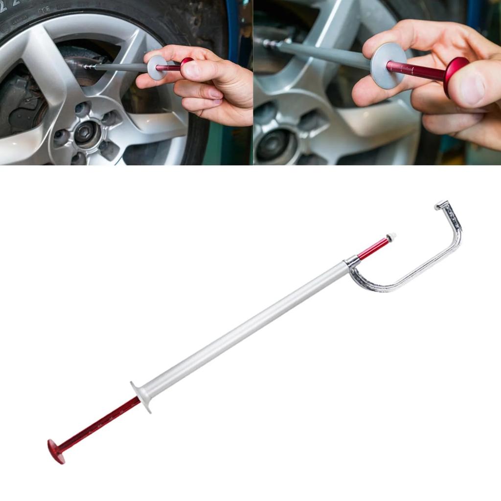 Non Detachable Brake Disc Thickness Measuring Ruler Measuring Tool Brake Pad Scale Pen Wear Testing Tool Inspection Pen