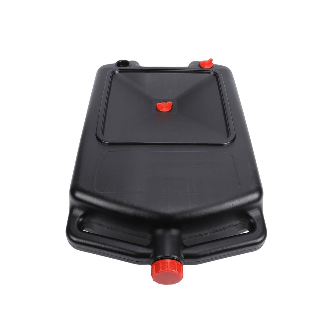 Oil Drain Container 12L Capacity Multifunctional Low Profile Design Automotive Oil Drain Pan with Handle for ATVs