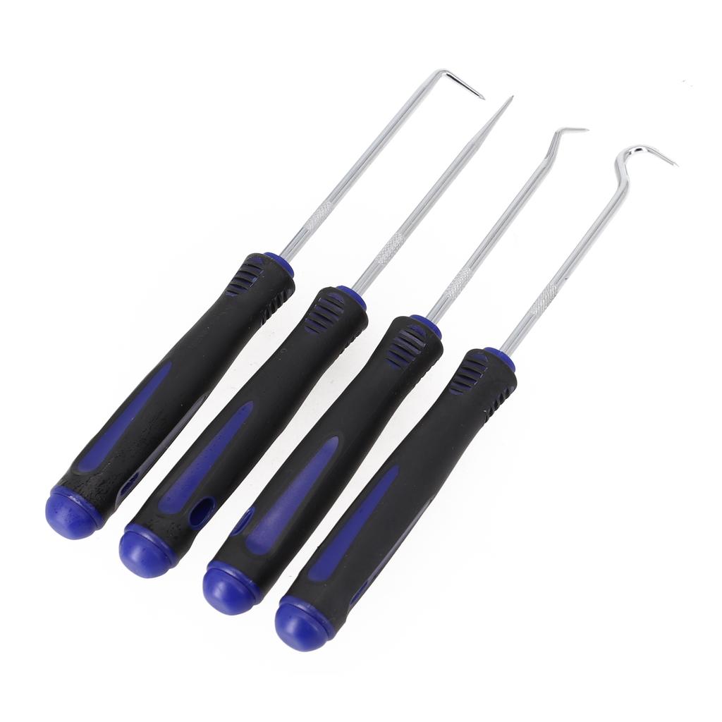 4pcs 165mm Auto Car Oil Seal Screwdrivers Set Hose Removal Hook Set O-Ring Seal Gasket Puller Remover Pick Hooks Repair Tools
