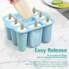 Popsicles Molds 9pcs Silicone Popsicle Molds Easy Release BPA Free Popsicle Maker Molds Ice Pop Molds Homemade Popsicle
