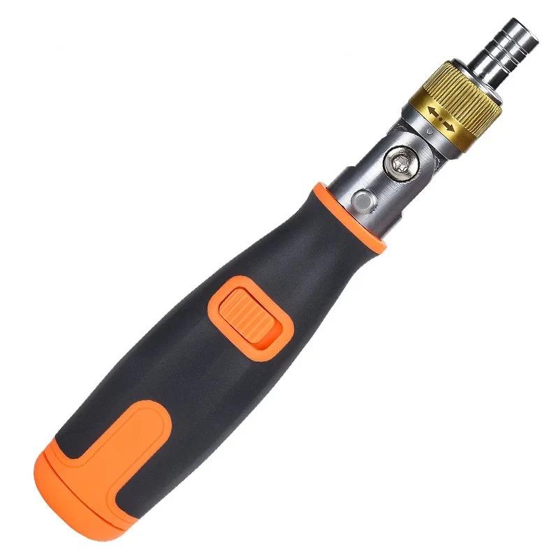 10 in 1 Household Portable Hidden Screwdriver Head Multi Angle Ratchet Corner Screwdriver Set Multi-functional Screwdriver