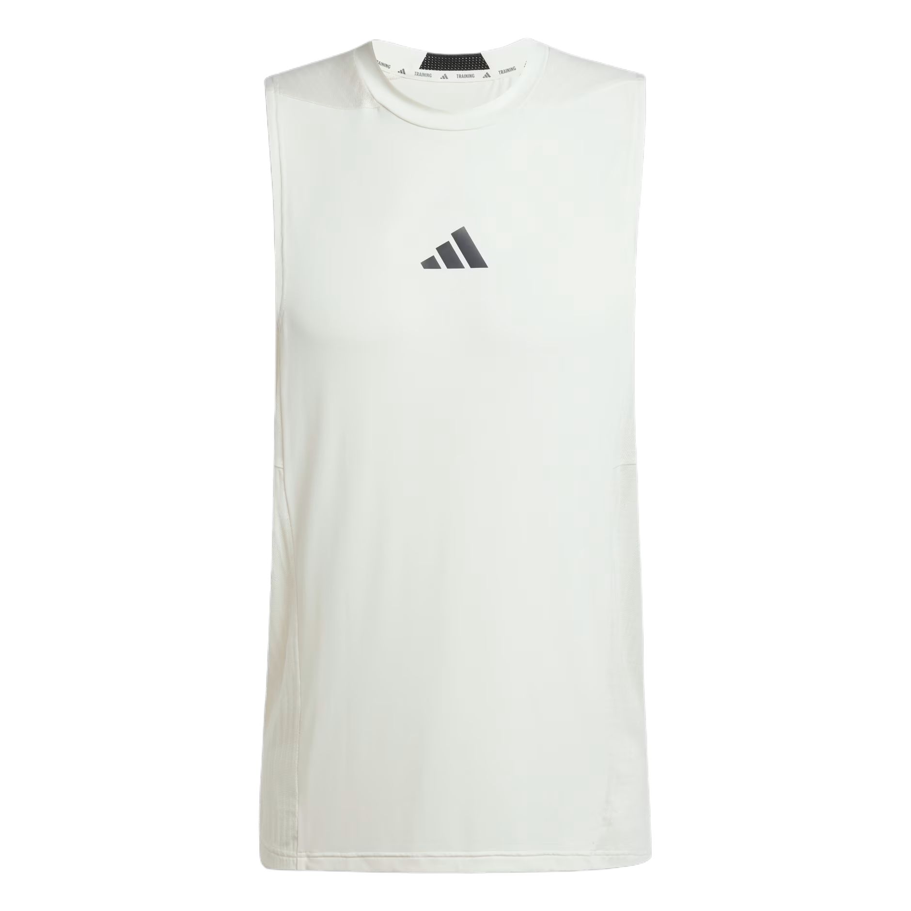 Adidas Tank Tops Men s White Crew Neck Moderate Straight Fit JI8172 L