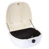 Motorcycle Top Case with Combination Lock ABS Waterproofing Tail Box Carrier Case for Electric Bike Scooter White