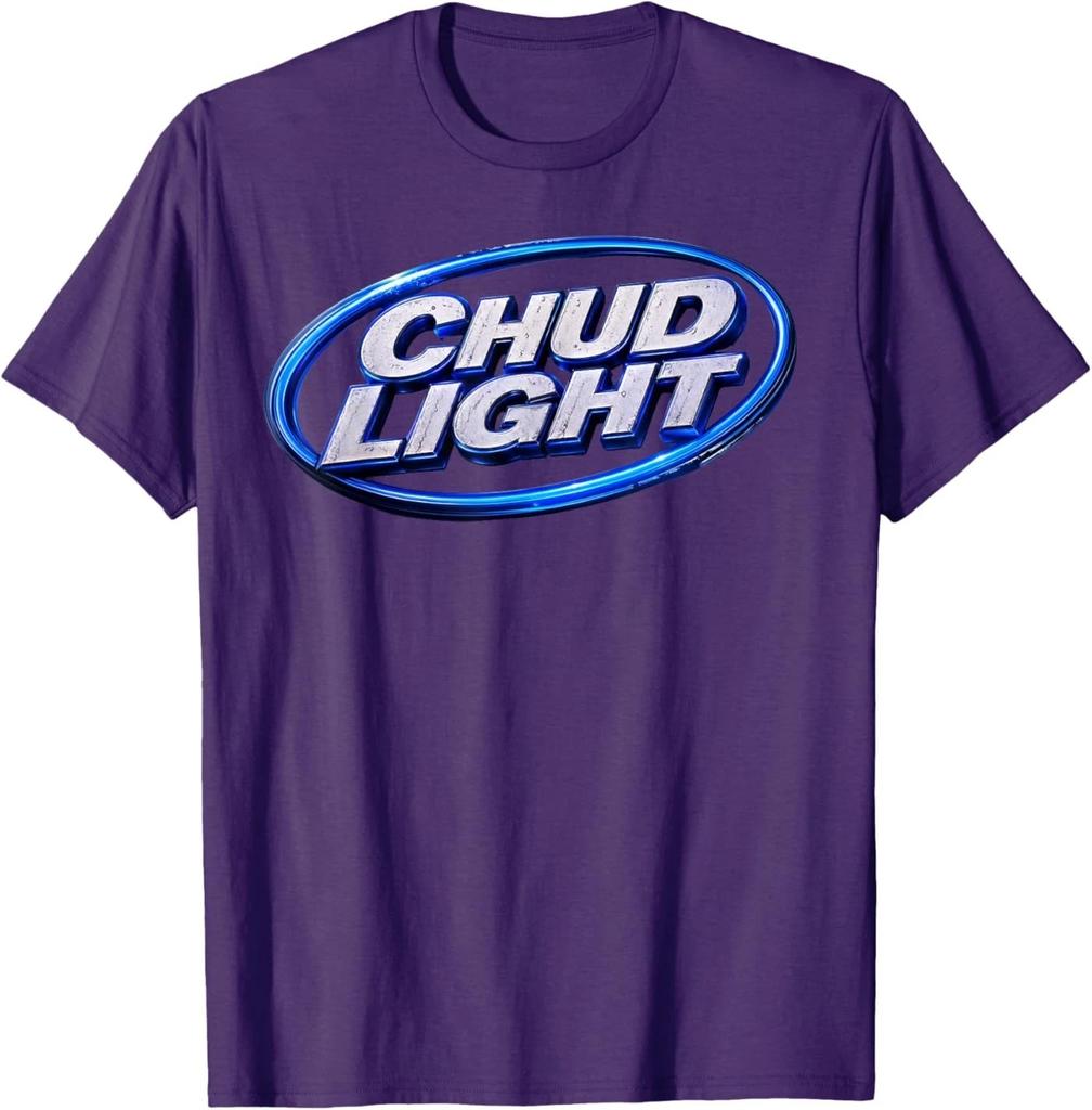 Funny Chud Light Parody Beer Style Humor Men Women T-Shirt