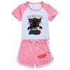 5383 Kinder Jungen Mädchen Demogorgon Print T-Shirt Shorts Sport Trainingsanzug Kleidung Set
