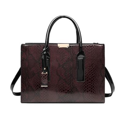 Trendy Women's Bags, Crocodile Pattern Portable Shoulder Bags, Embossed Large-capacity Messenger Bags, All-match.