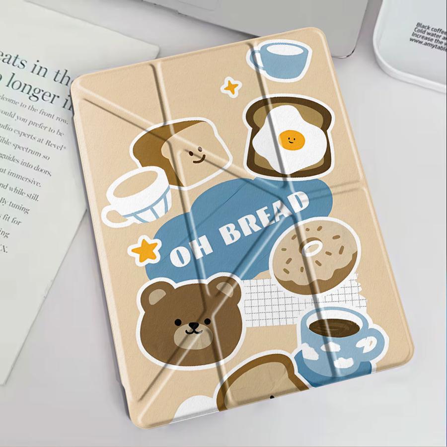 Holder Cover Tablet Case For iPad Pro 2025 Mini 6 7 Pro 11th 10th 9th 8th 7th 12.9inch Air 4 5 M3 M2 1 2 M4 11inch Cute Cartoon