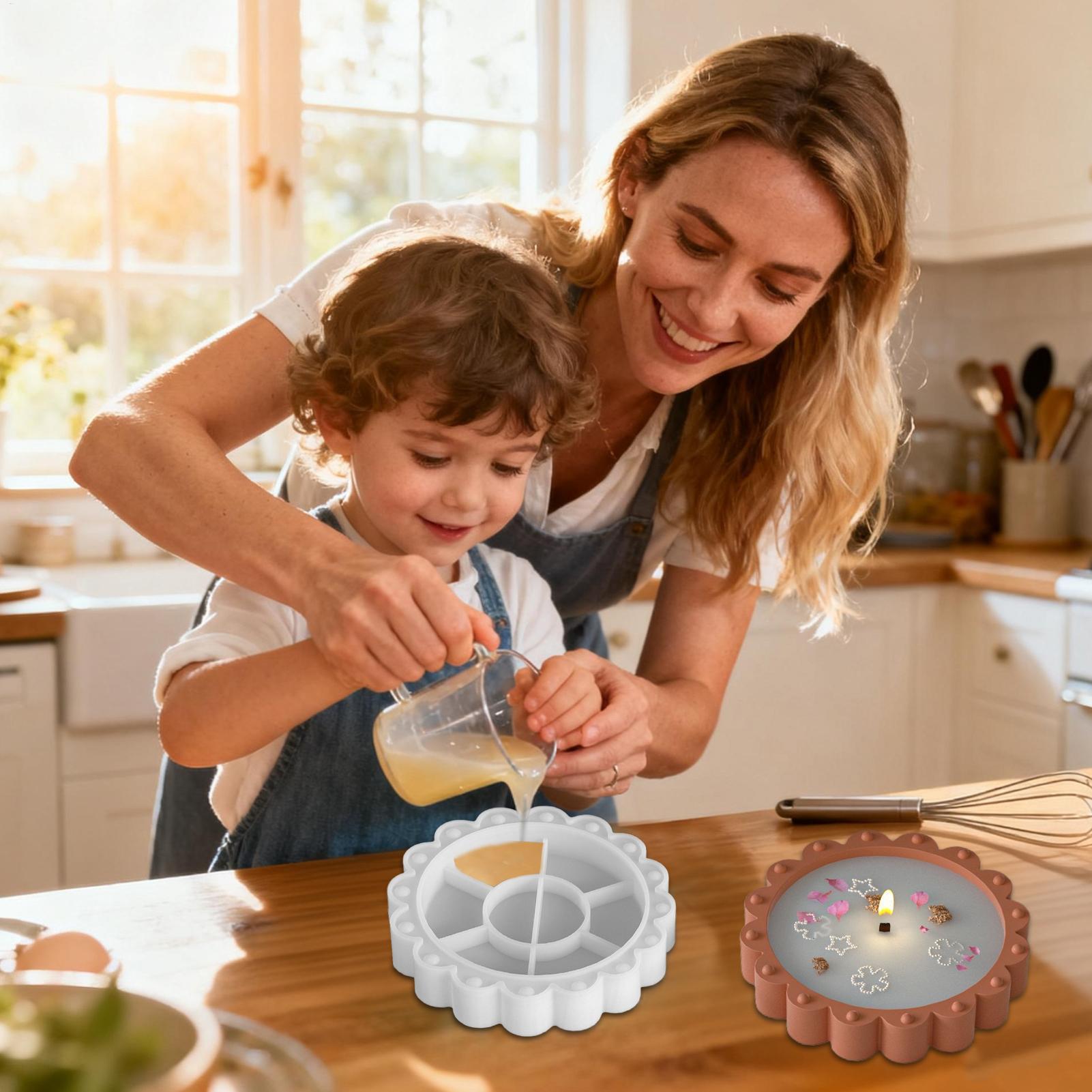 

Silicone Molds For Resin Heat Resistant Smooth Craft Tool Silicone Resin Mold For Friend Enthusiast Home Indoor Candle Soap CHINA