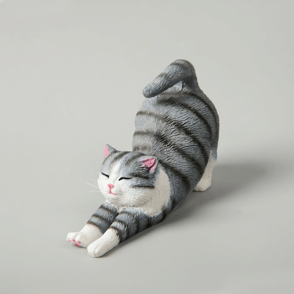 Home Decoration Cartoon Figurine Funny Cat Desktop Decoration New Animal Figurine  Home