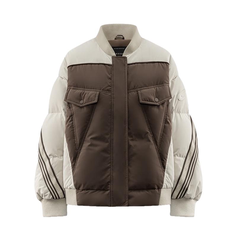 

Ailayi Colorblock Short Baseball Down Jacket M