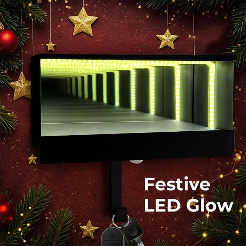 Garage Nyckelorganisatör Väggkrok Med LED-lampor för Entré Hall Magnetisk Förvaringslösning För Bilälskare