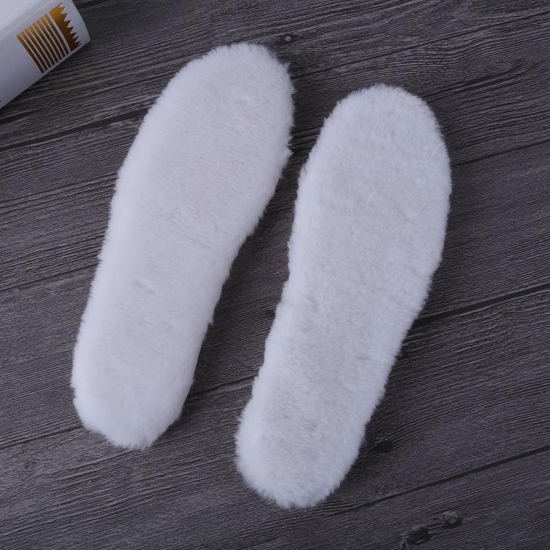 Warm Heated Insoles Winter Thick Pad Insoles Imitation Wool Breathable Snow Boots Fur Insoles