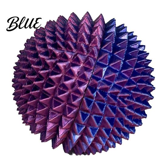 Tactile Sensory Toy 3D Printed Spiky Massage Ball Stress Relief Spiked Massager Anxiety Fidget Roller Plantar Fasciitis Physical Therapy Hand Tools