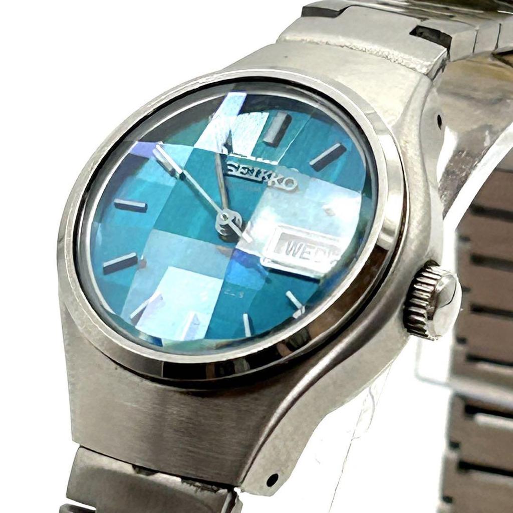 [USED] Seiko Joyfull Women's Watch, Genuine Bracelet, 9-Cut Glass, Working