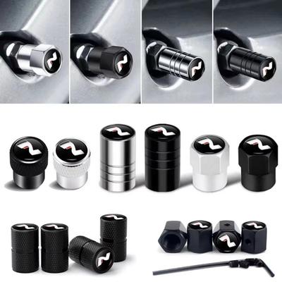 4Pcs Metal Tire Valve Caps Dustproof Car Tyre Wheel Stem Air Valve Dust Cover Auto Decoration Accessorie
