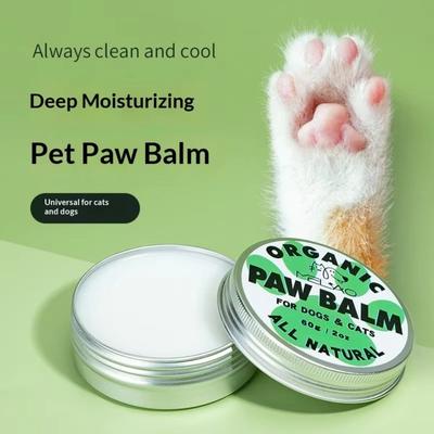 Feuchtigkeitsspendender Tierpfotenbalsam Reparatur Anti-Riss Pfotenschutzcreme Sicher zu Lecken Nährender Tierfußreparaturcreme Trockene Rissige Pfoten