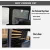 American Eagle Rear Middle Window Decal,Truck Back Center Sliding Window Vinyl Decal,American Flag Perforated Graphics Pickup Sticker,Patriotic Car