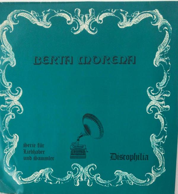 

LP Record BERTA MORENA Berta Morena DISKGM1 Discophilia Germany Classical Used