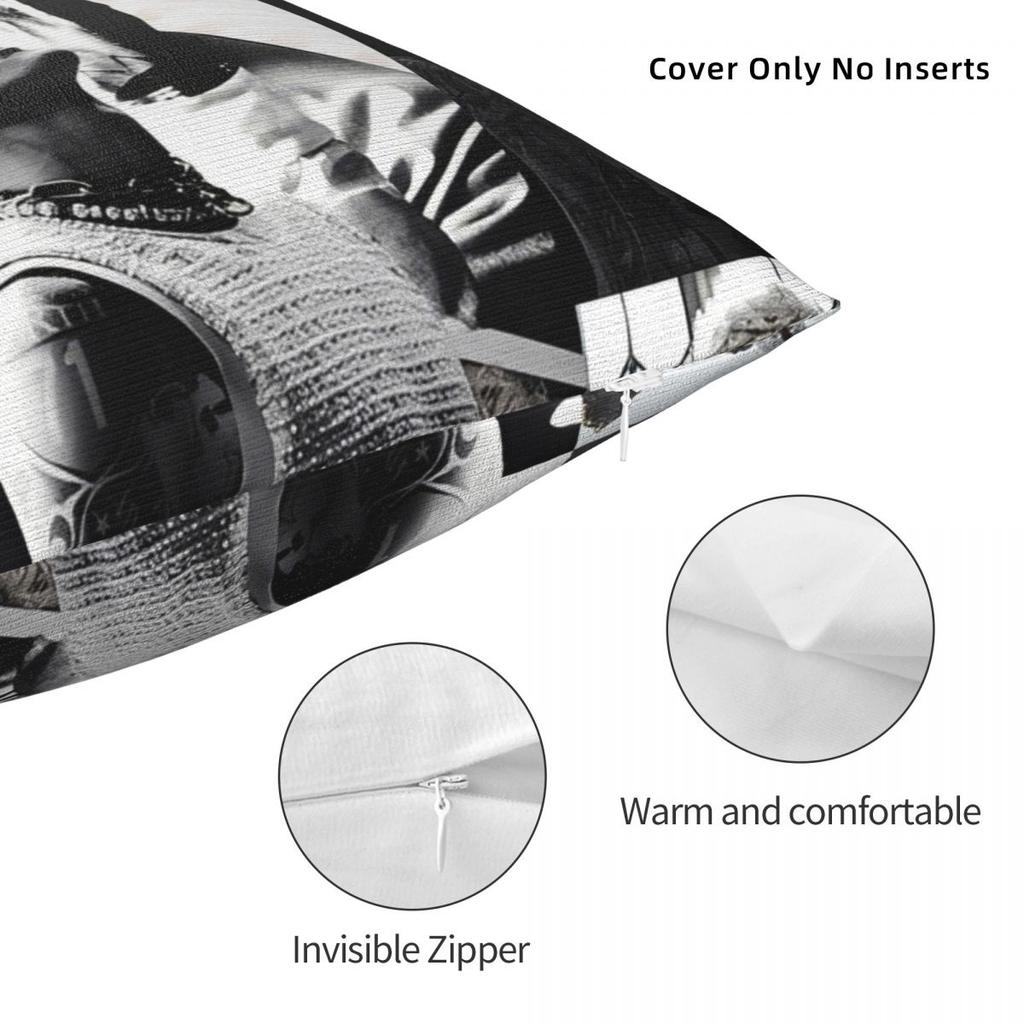 MGK Machine Gun Kelly Rapper Pillow Cover Fashion Pillow Case Soft Custom DIY Cushion Cover Pillowcases For Living Room Chair