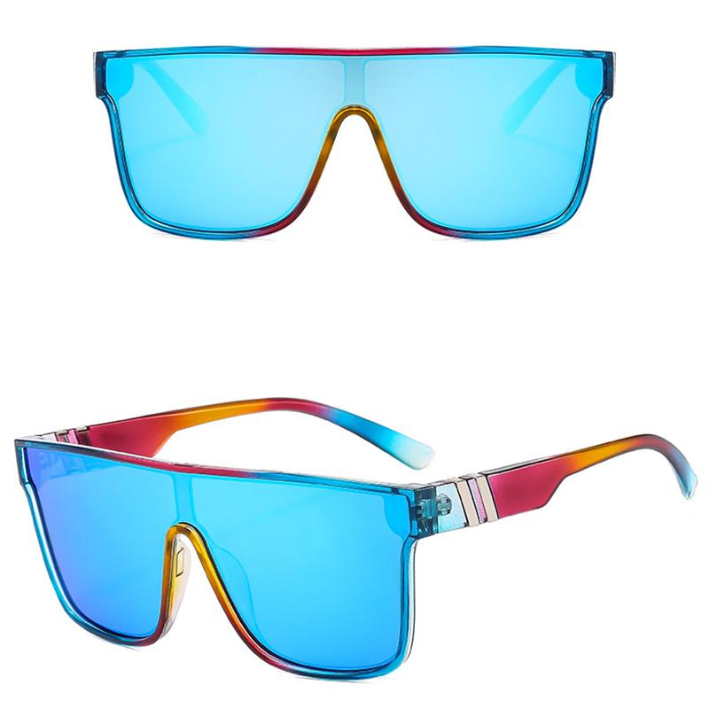 Non-polarized Fashion Men Multi Color Sunglasses Women Oversized Driving Sunglasses Square Eyewear