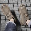 Fashion Winter Men's Ankle Boots Classic Business Leather Boots Men's Casual Short Boots Lace Up Fashion High Top Shoes Free Delivery
