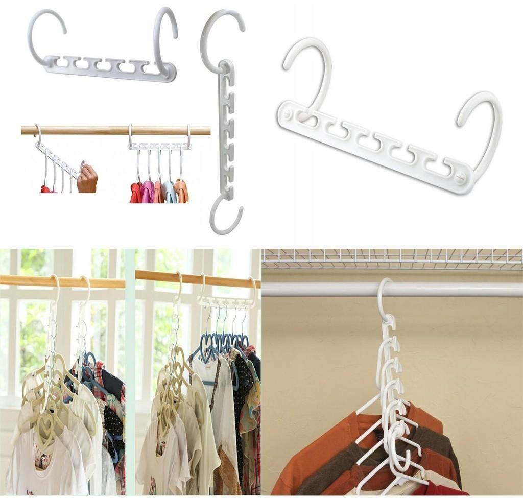 Cross-border Exclusive Plastic Clothes Hanger Sleek And Practical Folding Metal Clothes Hanger