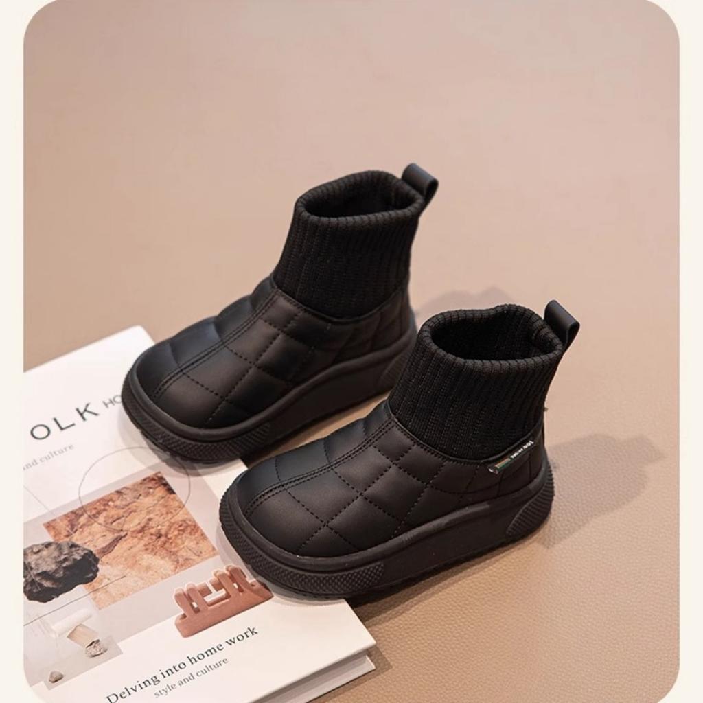 Copii, Pluș, Pantofi de bumbac, Pentru fete, Cizme tip șosetă, Pentru băieți, Cizme de bumbac, Călduroși, Groși, Cizme de zăpadă