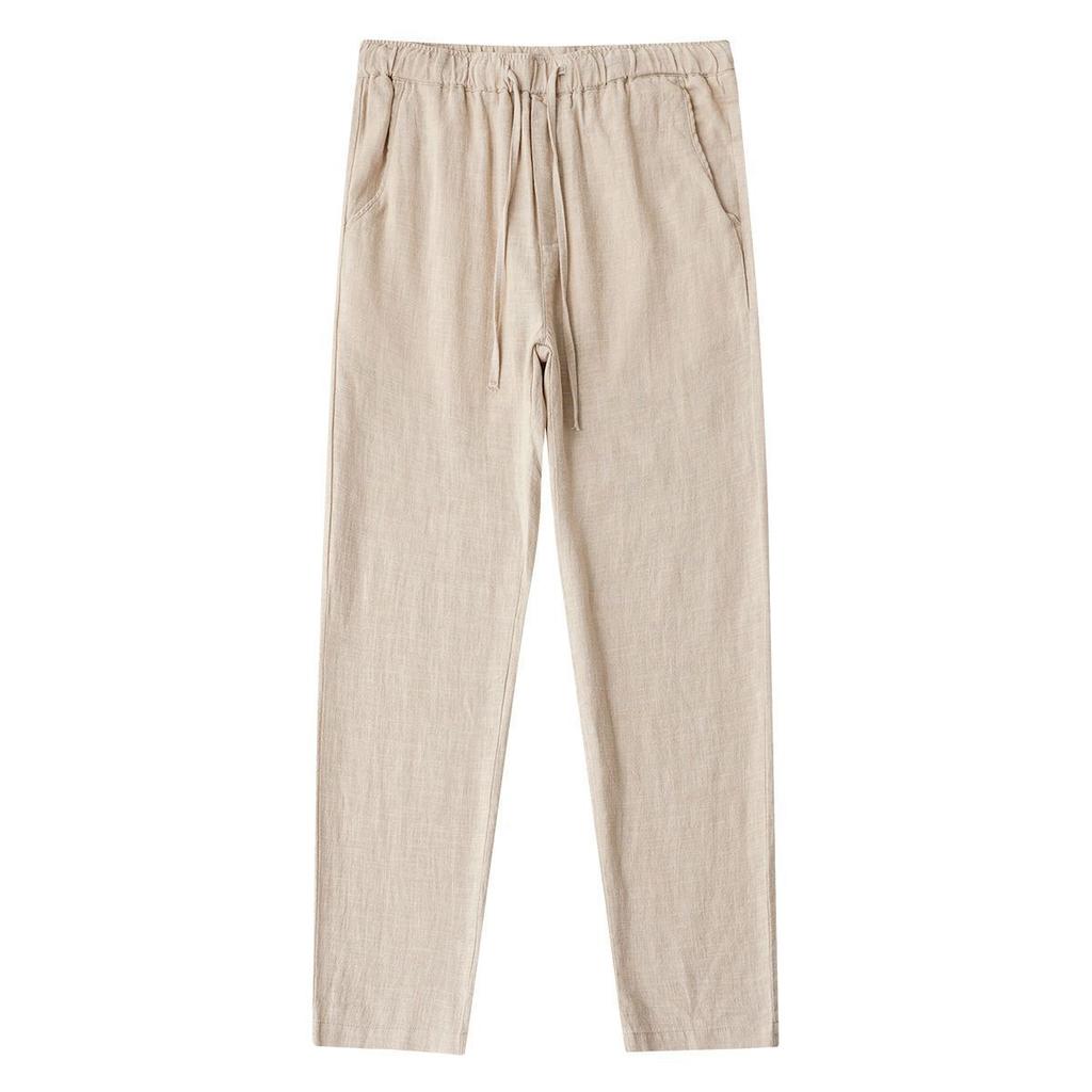 Casual Chino Pants Men Wide Leg Lightweight Baggy Cotton Sweatpants Walking Jogger Trousers Work