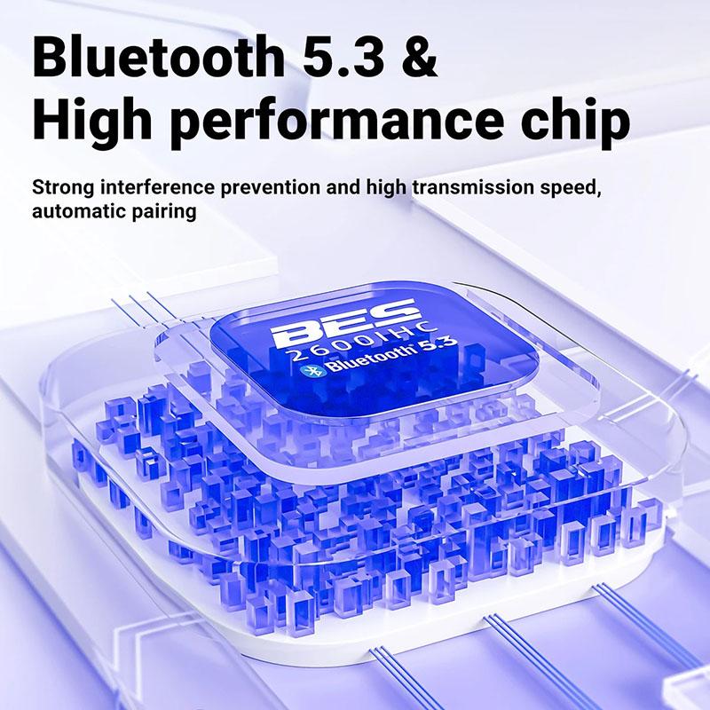 Wireless Earphone Bluetooth 5.3 Headphones Sport Music HiFi Headsets Noise Earbuds Bass With HD Microphone For All Smartphones