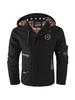 European Cross-Border Men's Windproof Hooded Jacket: Spring & Autumn Lightweight Multi-Pocket Workwear Trend