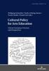 The Cultural Policy for Arts Education : African-European Practises and Perspectives : 23 Book