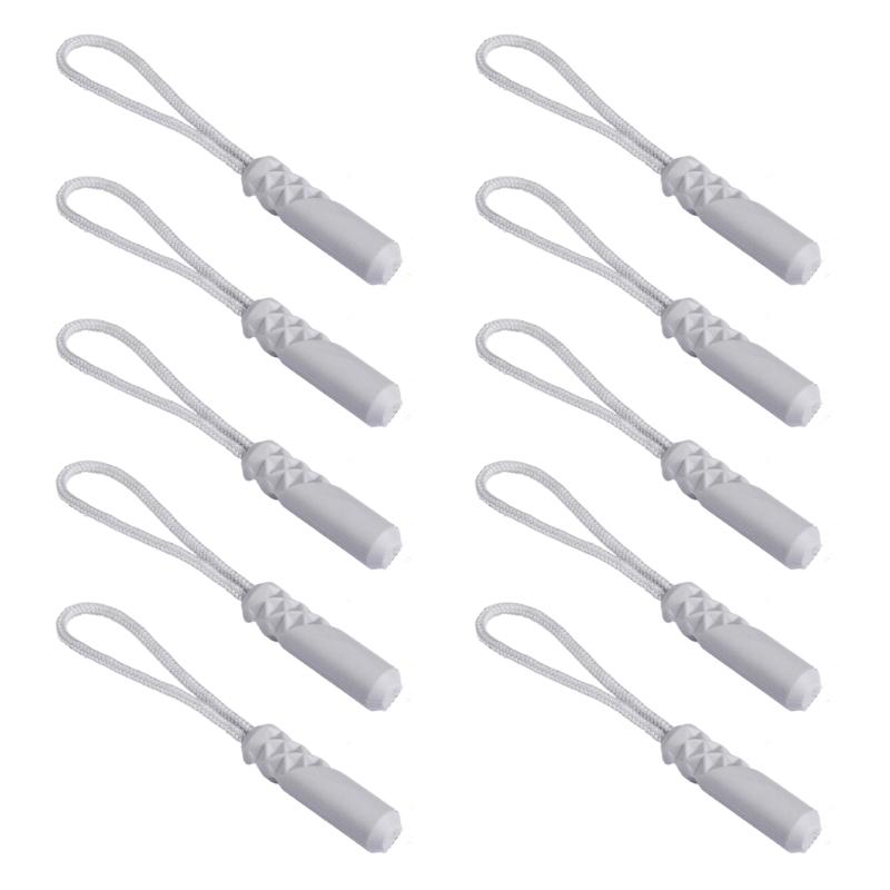 10lots Reliability Backpacks Zippers Tail Cord Suitcases Tent Zippers Cord for Outdoor Activity