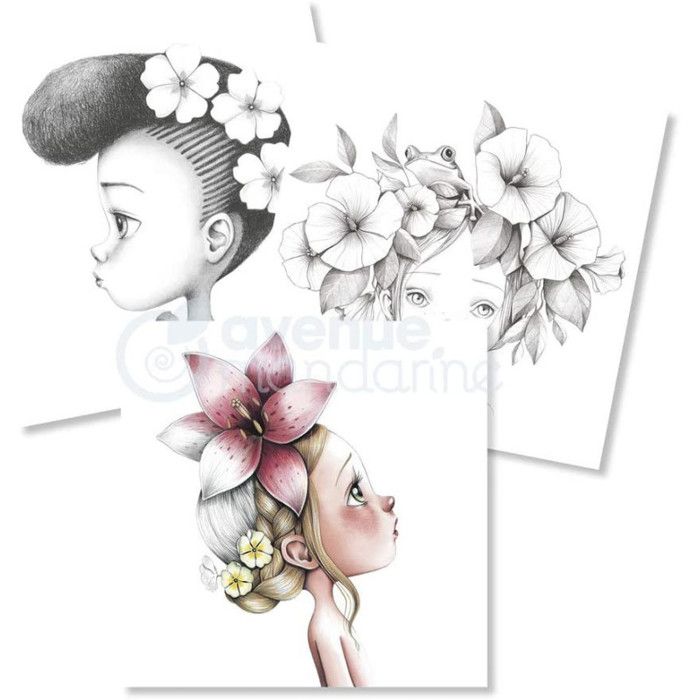 Coloring Book - Wild Coloring - 20 X 20 Cm - 28 Faces To Color - Mixed - Adult