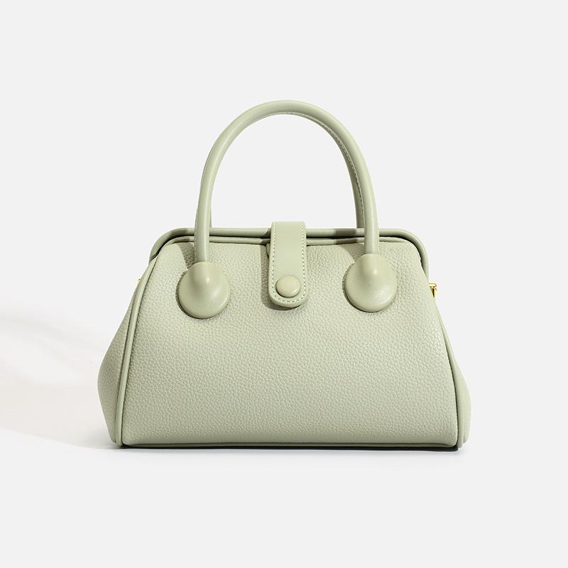 Handbag, Niche, High-end, Pillow Bag, Spring New Item, Soft Leather, Fashionable, Large Capacity, Mom Bag, Clip Bag