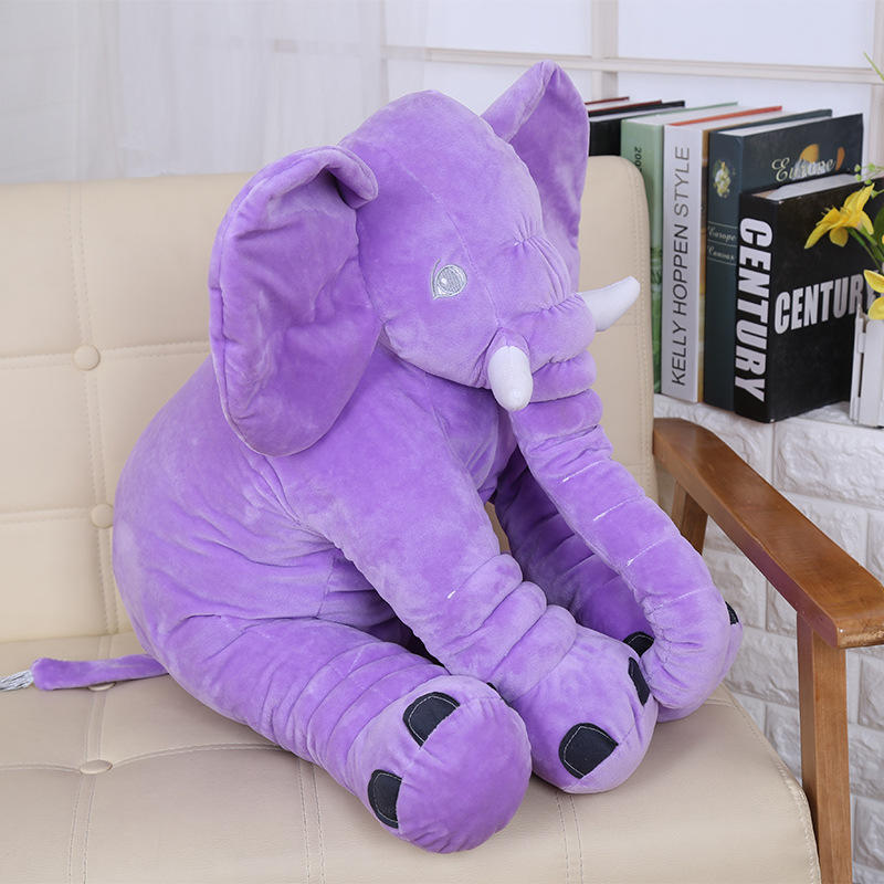 Nueva Muñeca Elefante Bebé Elefante Durmiendo Calmante Juguete de Peluche Muñeca Linda