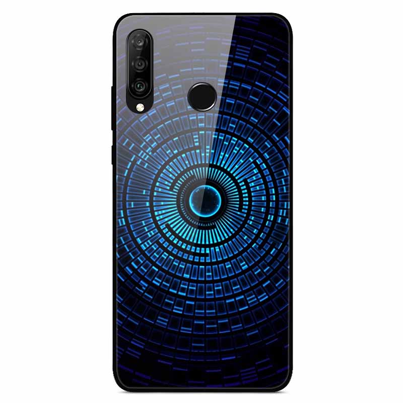 For Huawei P30 Lite Cases P30Pro P20pro P20Lite Luxury Tempered Glass Hard Back Cases for Huawei P20 Pro P30Pro Fundas Capa P20