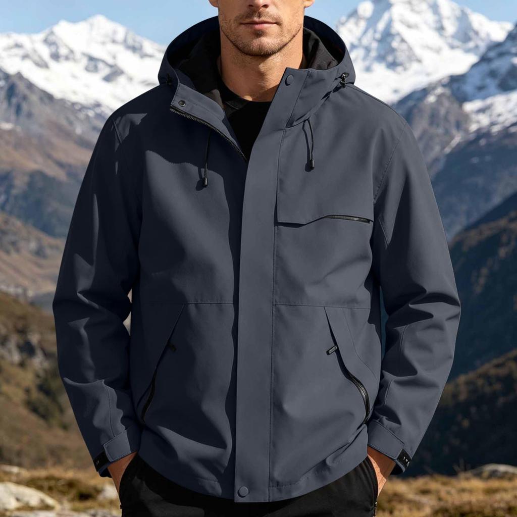 Men's Lightweight Outdoor Jacket Windproof for Spring and Fall Hiking
