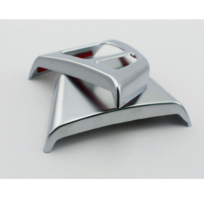 For Suzuki S-cross Scross SX4 2014 2015 2016 2017 Car Detector Stick Cover ABS Matte Steering Wheel Interior Kit Trim Frame 2PCs