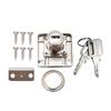 Security Furniture Drawer Lock Zinc Alloy Deadbolt Cabinet Loc Durable Cabinet Door Lock  Closet