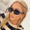 Vintage Small Oval Sunglasses Women Luxury Brand Designer Black Female Sun Glasses Shades Classic