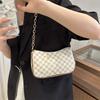 Casual chain shoulder bag simple portable new retro personalized bag women's small fresh texture armpit bag
