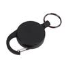 High Resilience Stainless Steel Wire Rope Keychain Metal Retractable Anti Lost Key Chain for Outdoor