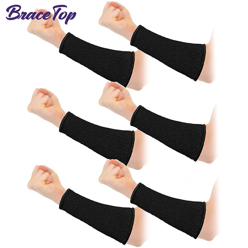

Bracetop 3 Pairs Cut Resistant Sleeve Arm Level 5 Protection Sleeve, Anti-Cut Arm, Anti-Knife, Wrist Guard, Safety Protection
